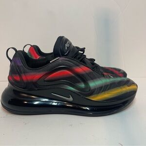 Nike Air Max 720 Black Multi Color AO2924-023 Men’s Size 9.5 No Box
